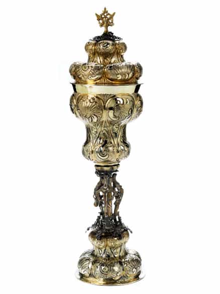 Detailabbildung: Moskauer Vermeil-Pokal