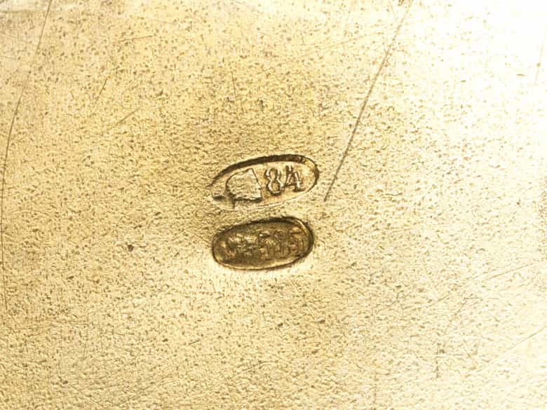 Detailabbildung: Moskauer Cloisonné-Tabatière