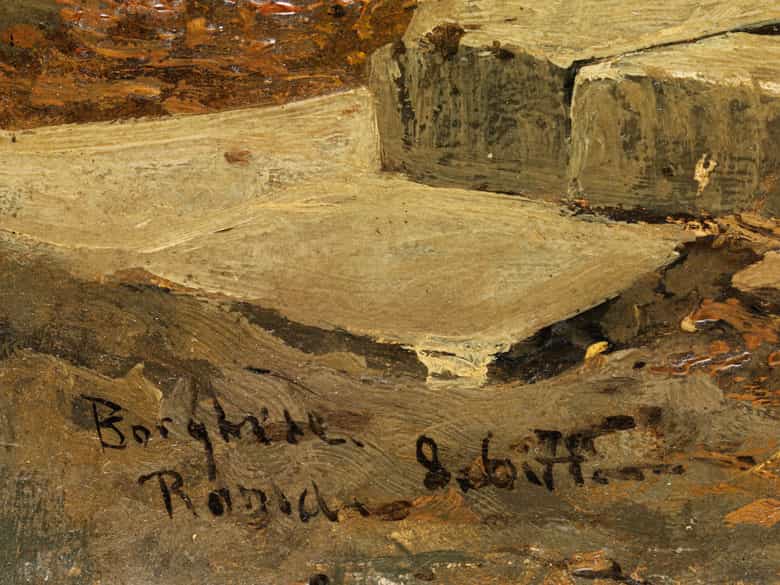 Detailabbildung: Paul Franz Flickel, 1852 Berlin – 1903 Nervi/ Rom