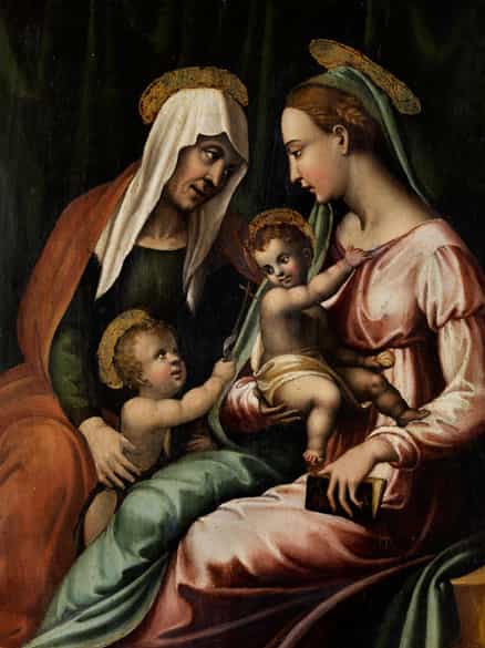 Detailabbildung: Vincenzo Tamagni, 1492 San Gimignano, Italien – um 1530 ebenda 