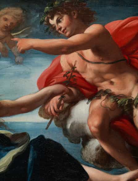 Detailabbildung: Giacinto Brandi, 1623 Poli – 1691 Rom, zug.