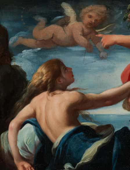 Detailabbildung: Giacinto Brandi, 1623 Poli – 1691 Rom, zug.