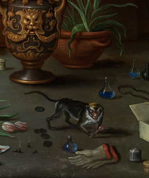 Detailabbildung: Jan Brueghel d. J., 1601 – 1678 in Zusammenarbeit mit Frans Wouters, 1612/14 – 1659