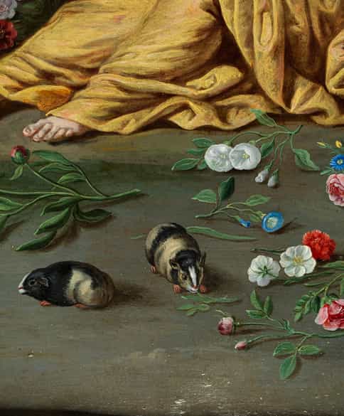 Detailabbildung: Jan Brueghel d. J., 1601 – 1678 in Zusammenarbeit mit Frans Wouters, 1612/14 – 1659