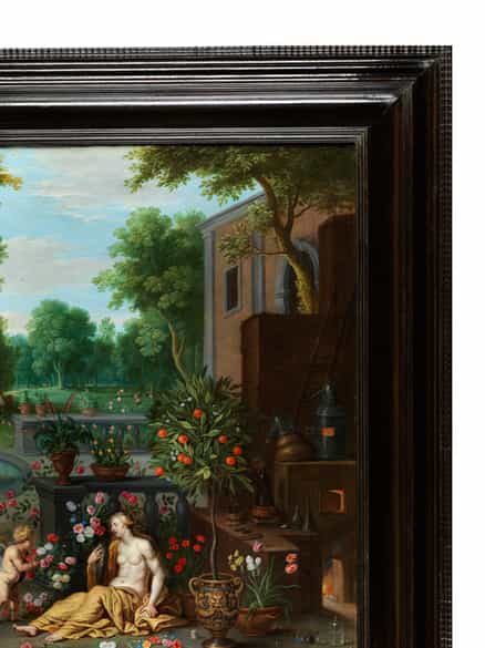 Detailabbildung: Jan Brueghel d. J., 1601 – 1678 in Zusammenarbeit mit Frans Wouters, 1612/14 – 1659