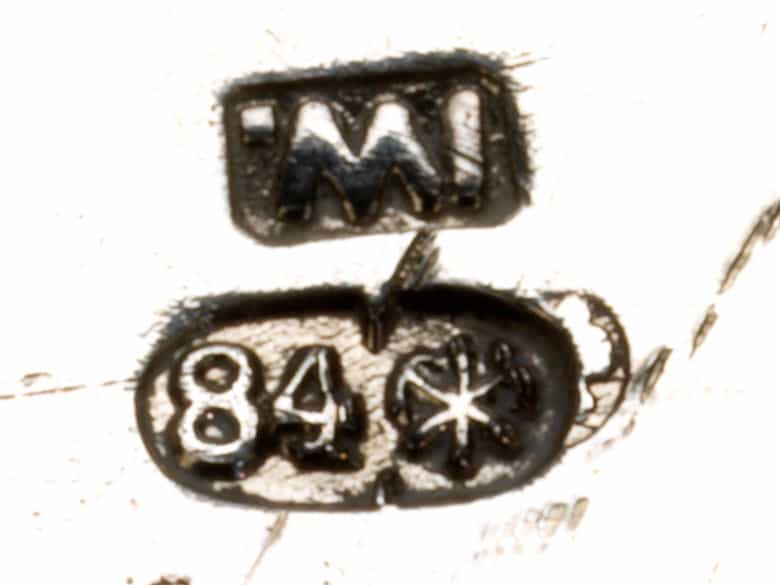 Detailabbildung: Ein Paar Sankt Petersburger Silbersalieren