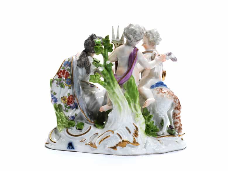 Detailabbildung: Meissener Figurengruppe