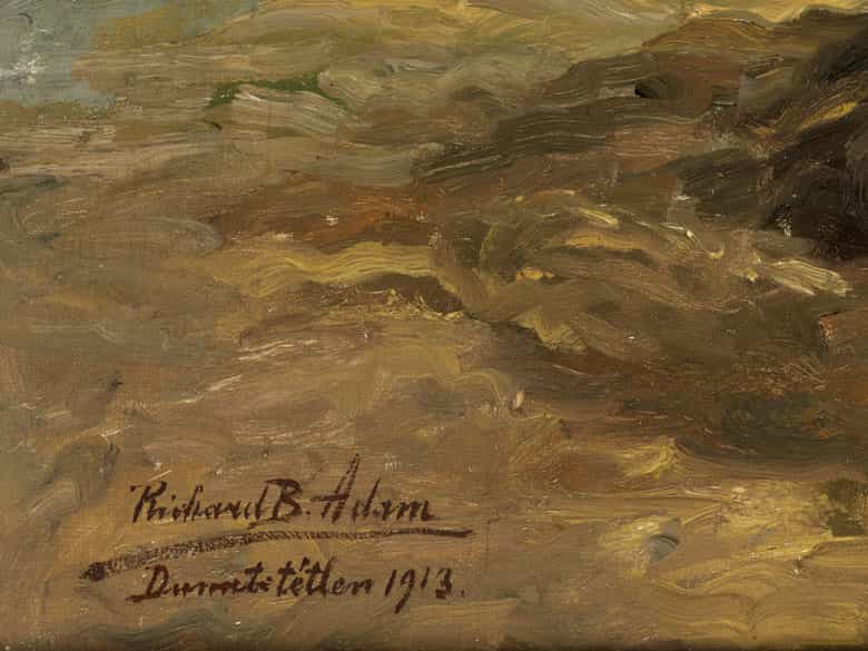 Detailabbildung: Richard Benno Adam, 1873 München – 1937 ebenda 