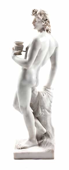 Detailabbildung: Marmorfigur des jugendlichen Dionysos