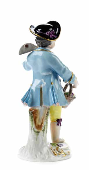 Detailabbildung: Junge mit Harfe, Mädchen mit Korb