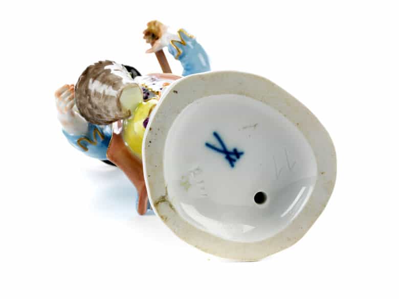 Detailabbildung: Junge mit Harfe, Mädchen mit Korb