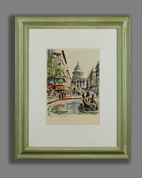 Detailabbildung: Franz Herbelot, französischer Künstler des 20. Jahrhunderts