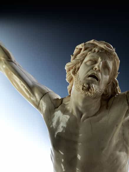 Detailabbildung: Corpus Christi in Elfenbein