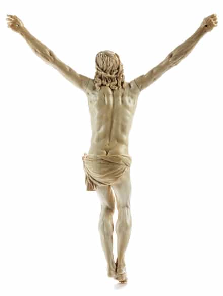 Detailabbildung: Corpus Christi in Elfenbein