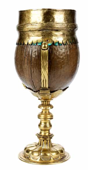 Detailabbildung: Kokosnusspokal mit Ormolu-Montierung
