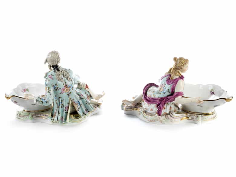 Detailabbildung: Paar Meissener Salieren