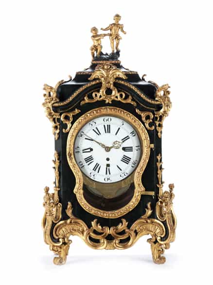 Detailabbildung: Aufwendige Stockuhr, Johann Peter Wagner, Würzburg, zug.