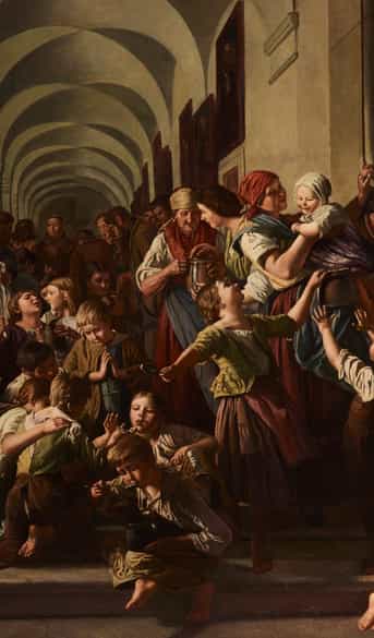 Detailabbildung: Ferdinand Georg Waldmüller, 1793 Wien – 1865 Helmstreitmühle, Kopie nach