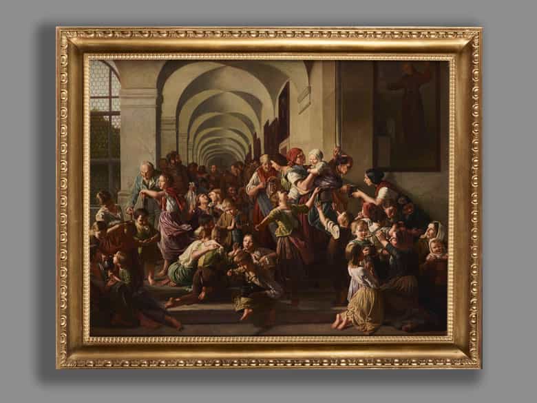 Detailabbildung: Ferdinand Georg Waldmüller, 1793 Wien – 1865 Helmstreitmühle, Kopie nach