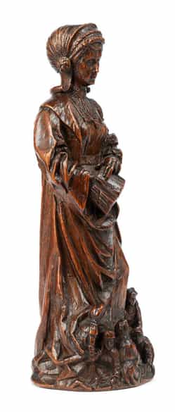 Detailabbildung: Interessante Darstellung einer Schutzmantelmadonna