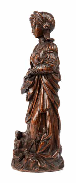 Detailabbildung: Interessante Darstellung einer Schutzmantelmadonna