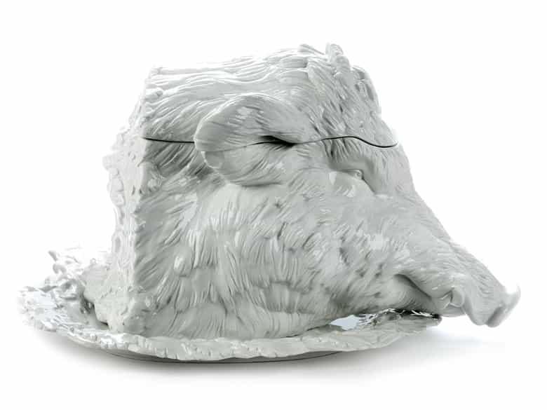 Detailabbildung: Berliner Eberkopf auf Presentoir