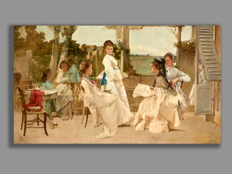 Detailabbildung: Michele Tedesco, 1834 – 1918