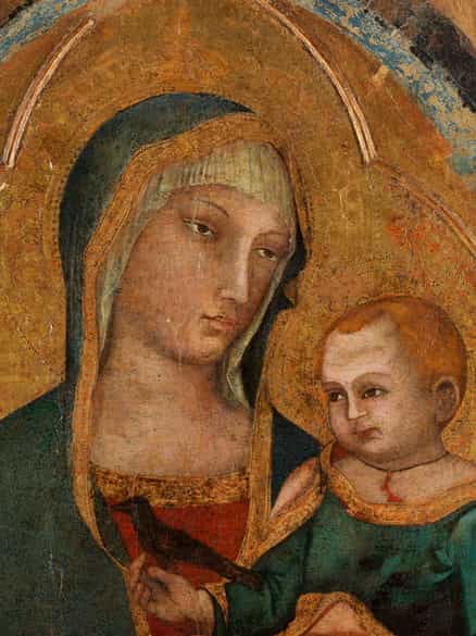 Detailabbildung: Giacomo di Mino del Pellicciaio, 1315/19 Siena – vor 1396