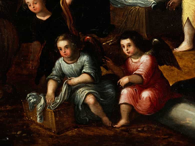 Detailabbildung: Frans Francken d. J., 1581 Antwerpen – 1642 ebenda, zug.