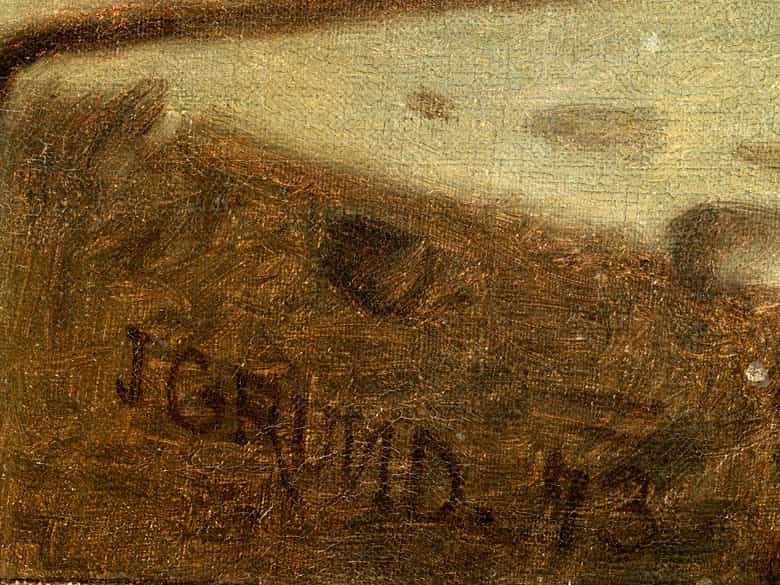 Detailabbildung: Johann Grund, 1808 Wien – 1887 Baden-Baden