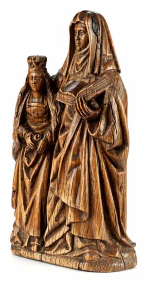 Detailabbildung: Anna unterweist Maria