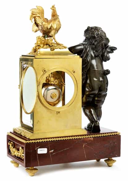 Detailabbildung: Pariser Uhr mit Putto