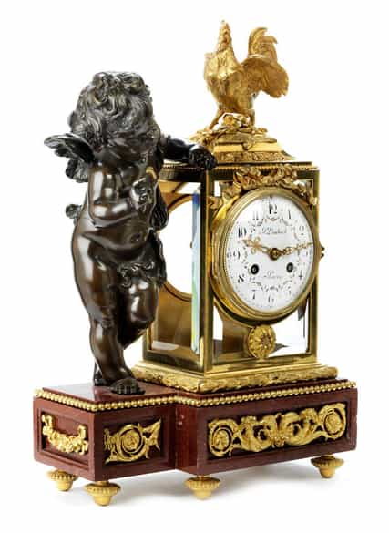 Detailabbildung: Pariser Uhr mit Putto