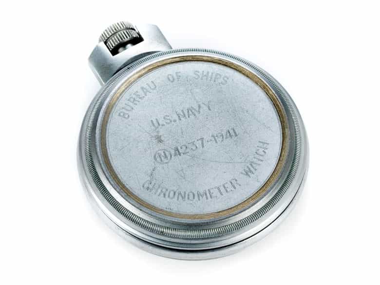 Detailabbildung: Taschenchronometer der U.S. Navy von HAMILTON/ LANCASTER PA USA 