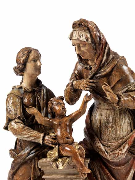 Detailabbildung: Figurengruppe Anna Selbdritt