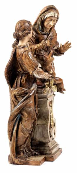 Detailabbildung: Figurengruppe Anna Selbdritt