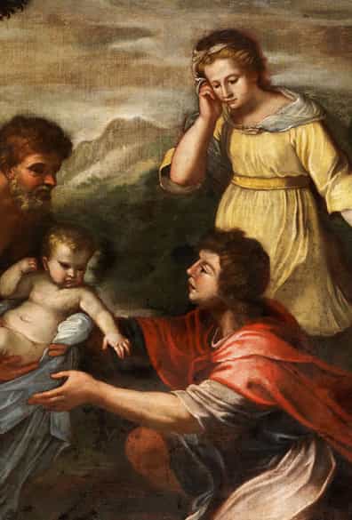 Detailabbildung: Giuseppe Puglia detto Bastaro, um 1600 Rom – 1636, zug. 