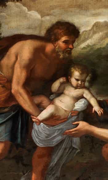 Detailabbildung: Giuseppe Puglia detto Bastaro, um 1600 Rom – 1636, zug. 