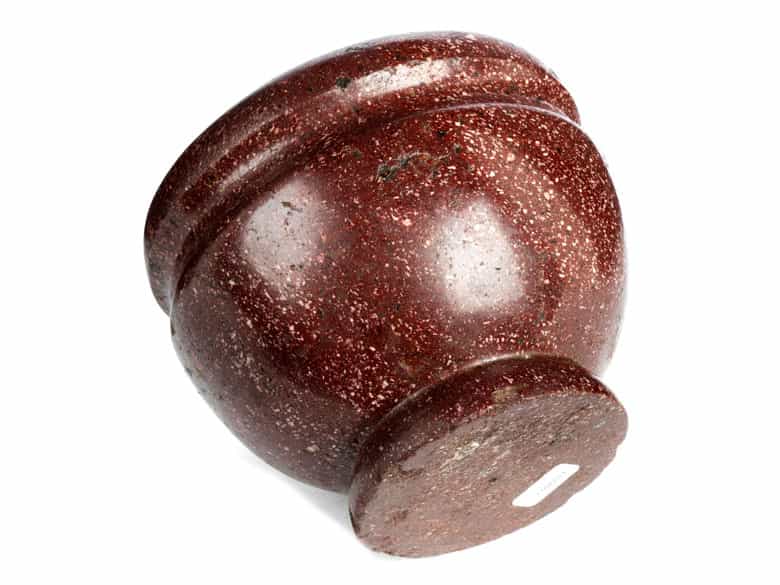 Detailabbildung: Italienischer Mörser in Porphyr