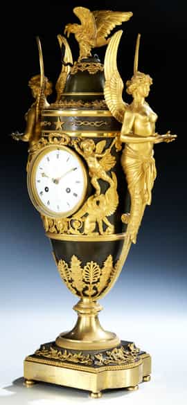 Detailabbildung: Außergewöhnliche Empire-Uhr, Claude Galle (1759-1815), zug.