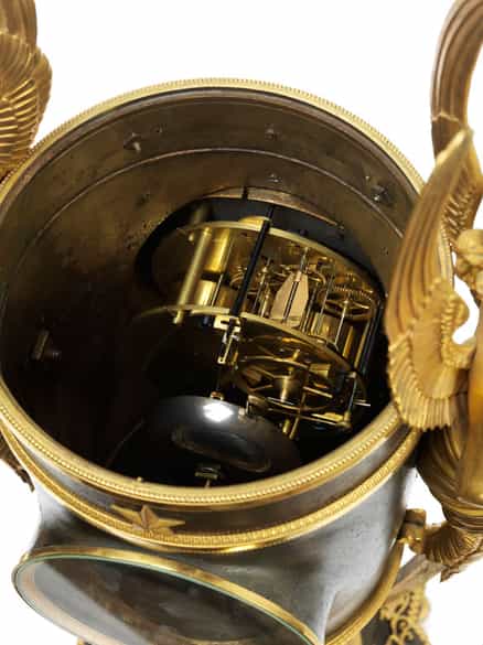 Detailabbildung: Außergewöhnliche Empire-Uhr, Claude Galle (1759-1815), zug.