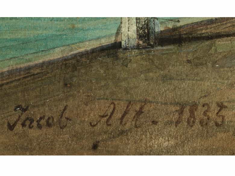 Detailabbildung: Jacob Alt, 1789 Frankfurt am Main – 1872 Wien