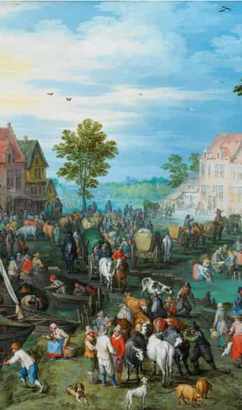 Detailabbildung: Jan Brueghel d. Ä., 1568 Brüssel – 1625 Antwerpen