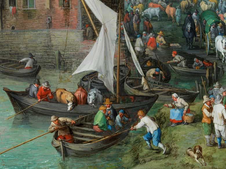 Detailabbildung: Jan Brueghel d. Ä., 1568 Brüssel – 1625 Antwerpen