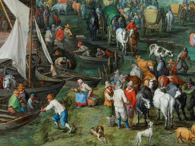 Detailabbildung: Jan Brueghel d. Ä., 1568 Brüssel – 1625 Antwerpen