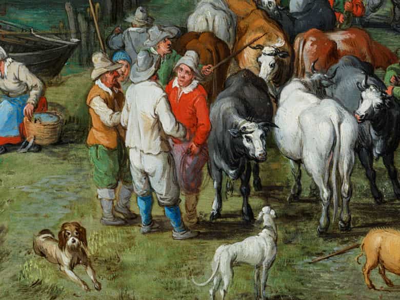 Detailabbildung: Jan Brueghel d. Ä., 1568 Brüssel – 1625 Antwerpen