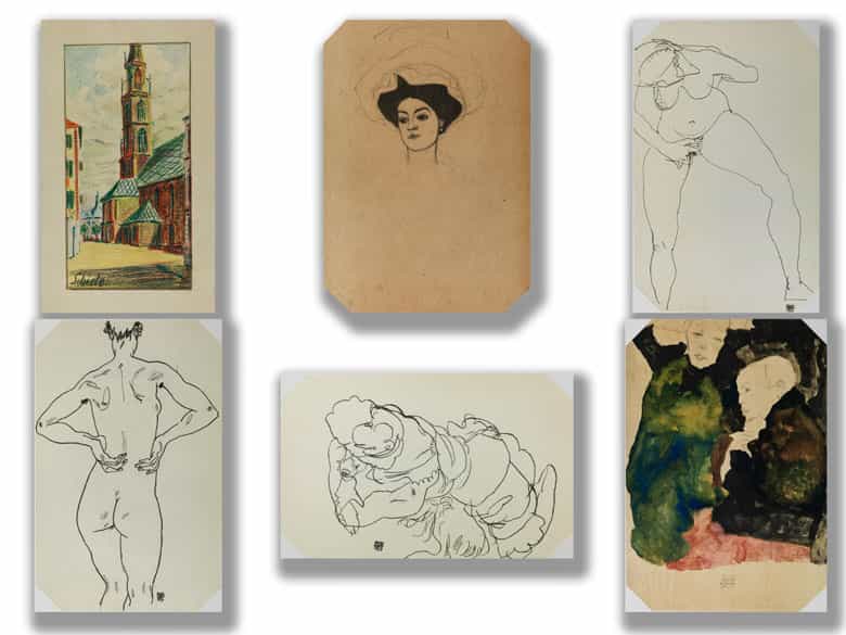 Detailabbildung: Egon Schiele, 1890 Tulln – 1918 Wien, nach