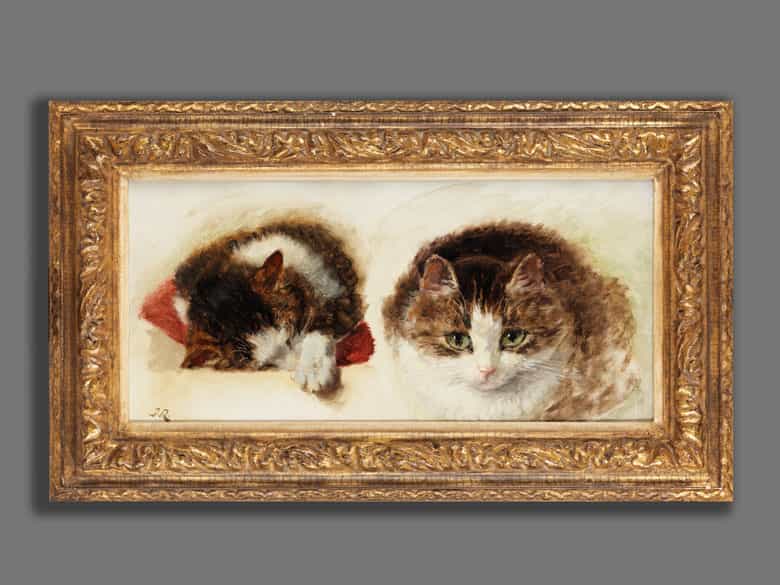 Detailabbildung: Henriette Ronner-Knip, 1821 Amsterdam – 1909 Brüssel