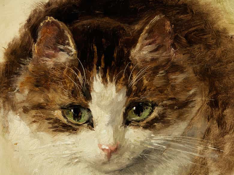 Detailabbildung: Henriette Ronner-Knip, 1821 Amsterdam – 1909 Brüssel