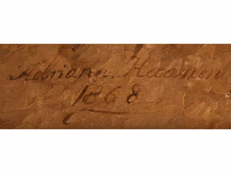 Detailabbildung: Adriana Johanna Haanen, 1814 Oosterhout – 1895 Oosterbeek